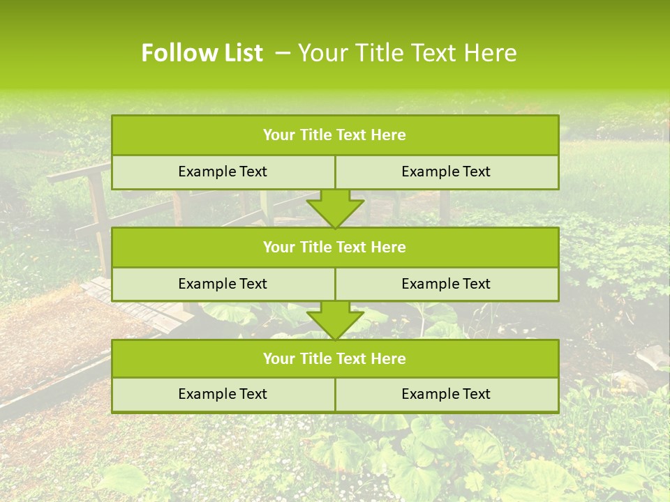 Landscaping Fresh Growth PowerPoint Template