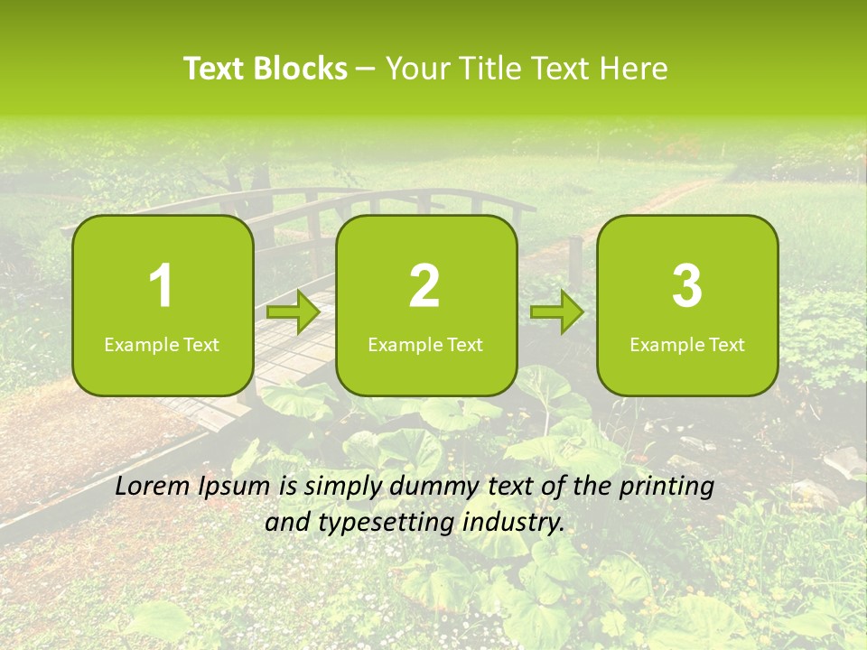 Landscaping Fresh Growth PowerPoint Template