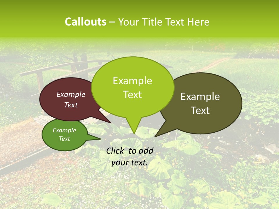 Landscaping Fresh Growth PowerPoint Template