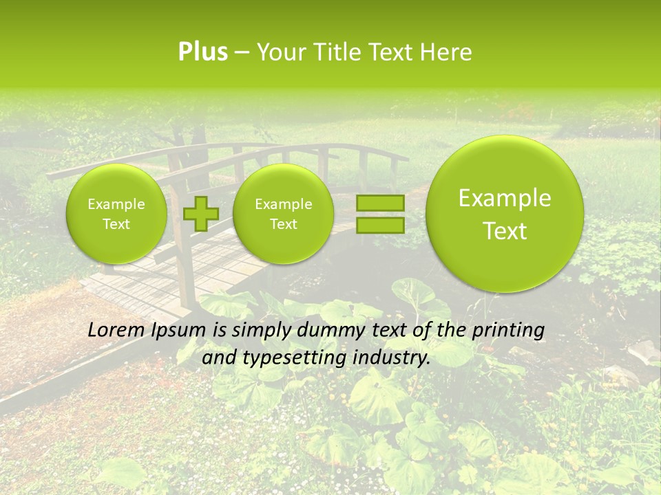 Landscaping Fresh Growth PowerPoint Template