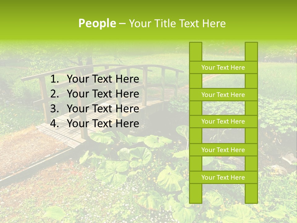 Landscaping Fresh Growth PowerPoint Template