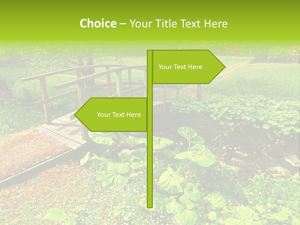 Landscaping Fresh Growth PowerPoint Template