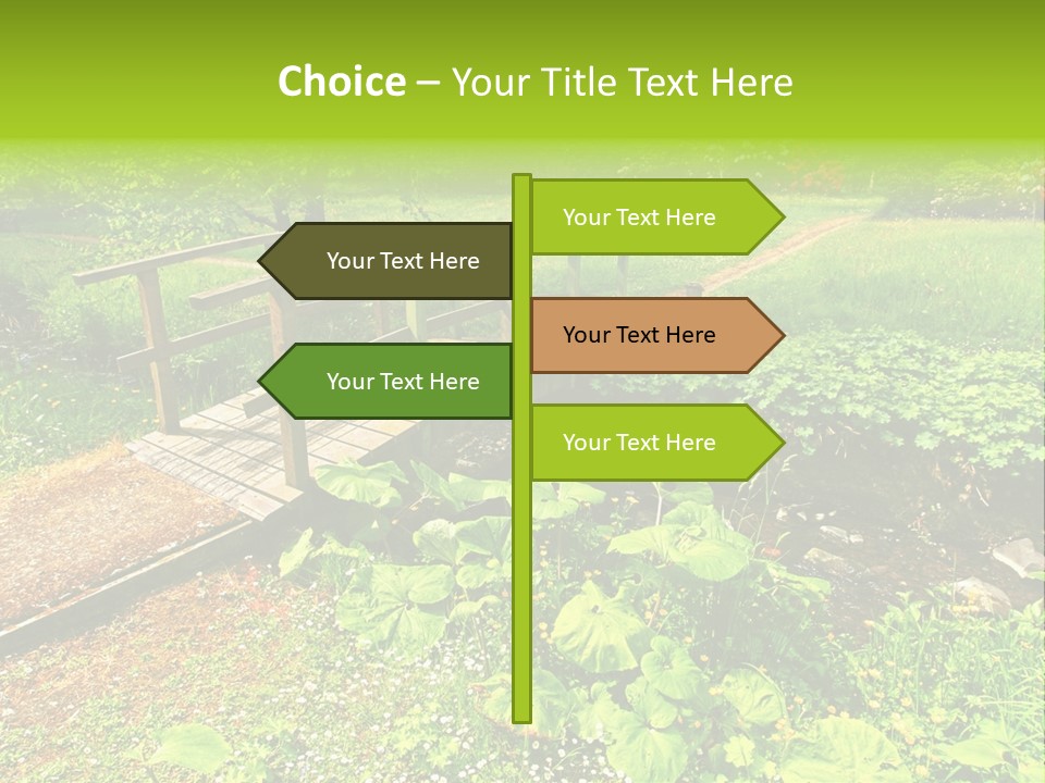 Landscaping Fresh Growth PowerPoint Template
