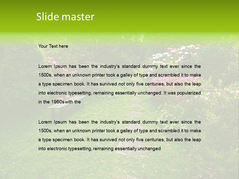 Outdoors Stone Outdoor PowerPoint Template
