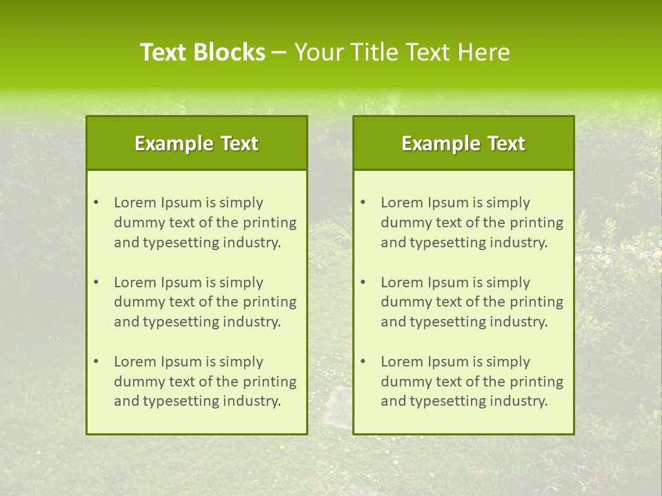 Outdoors Stone Outdoor PowerPoint Template