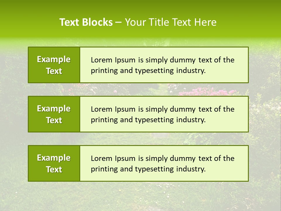 Outdoors Stone Outdoor PowerPoint Template