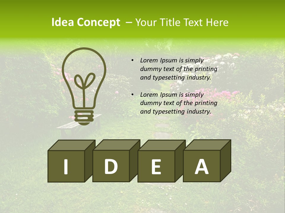 Outdoors Stone Outdoor PowerPoint Template