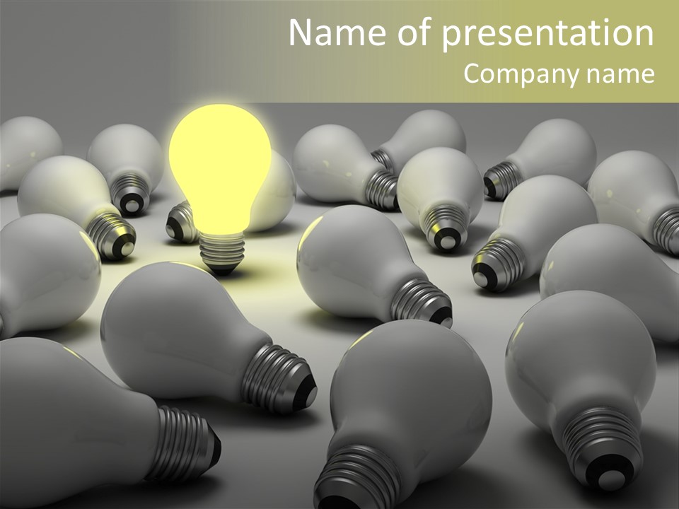 Creativity Dead Power PowerPoint Template