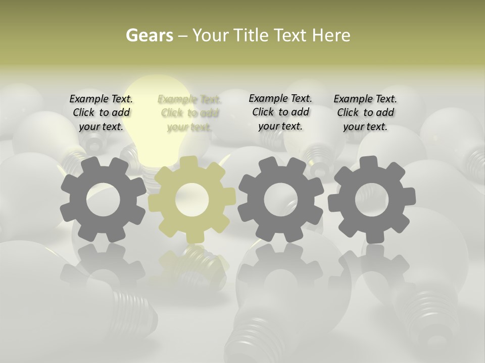 Creativity Dead Power PowerPoint Template