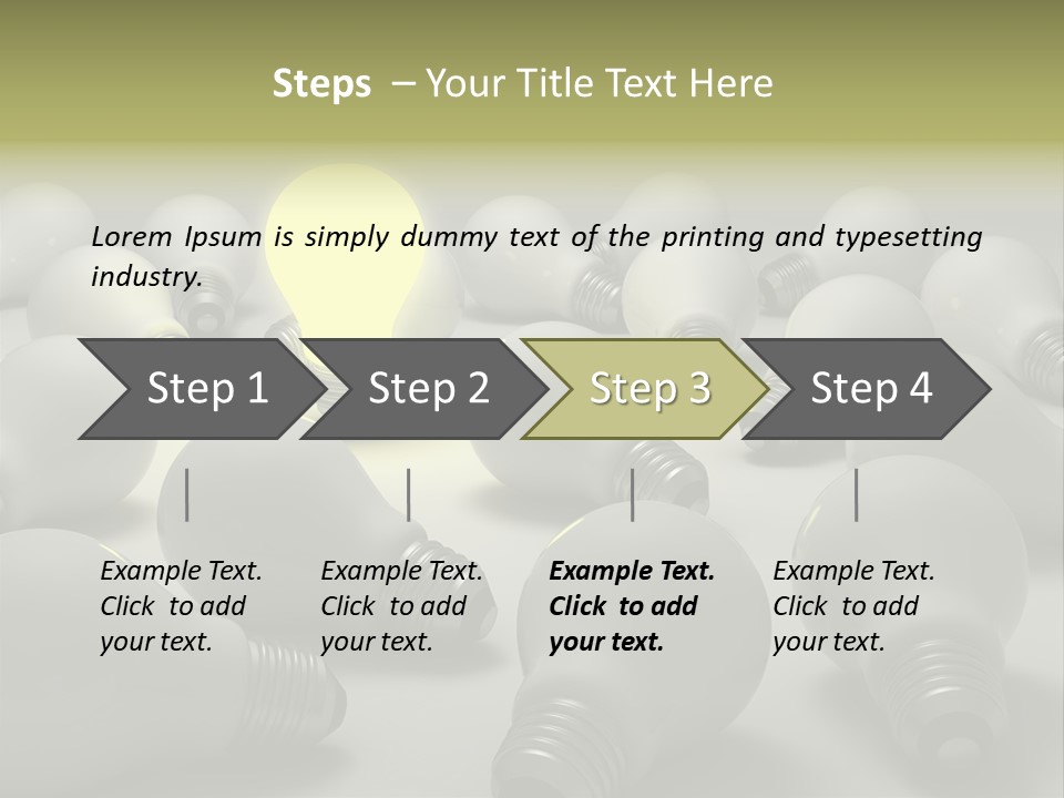 Creativity Dead Power PowerPoint Template