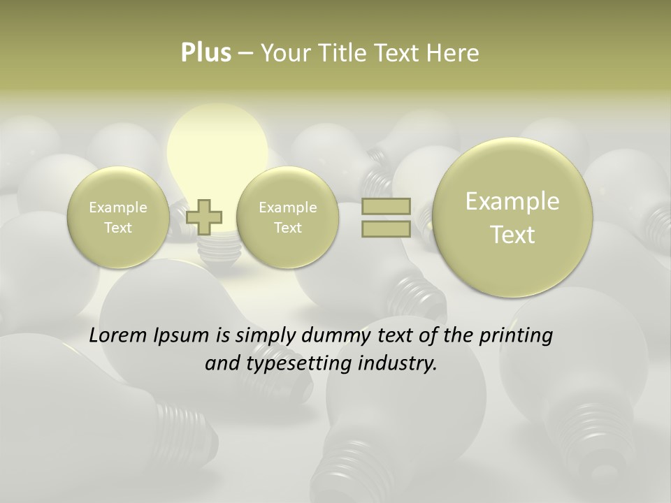 Creativity Dead Power PowerPoint Template