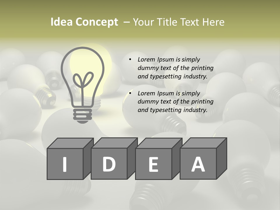 Creativity Dead Power PowerPoint Template