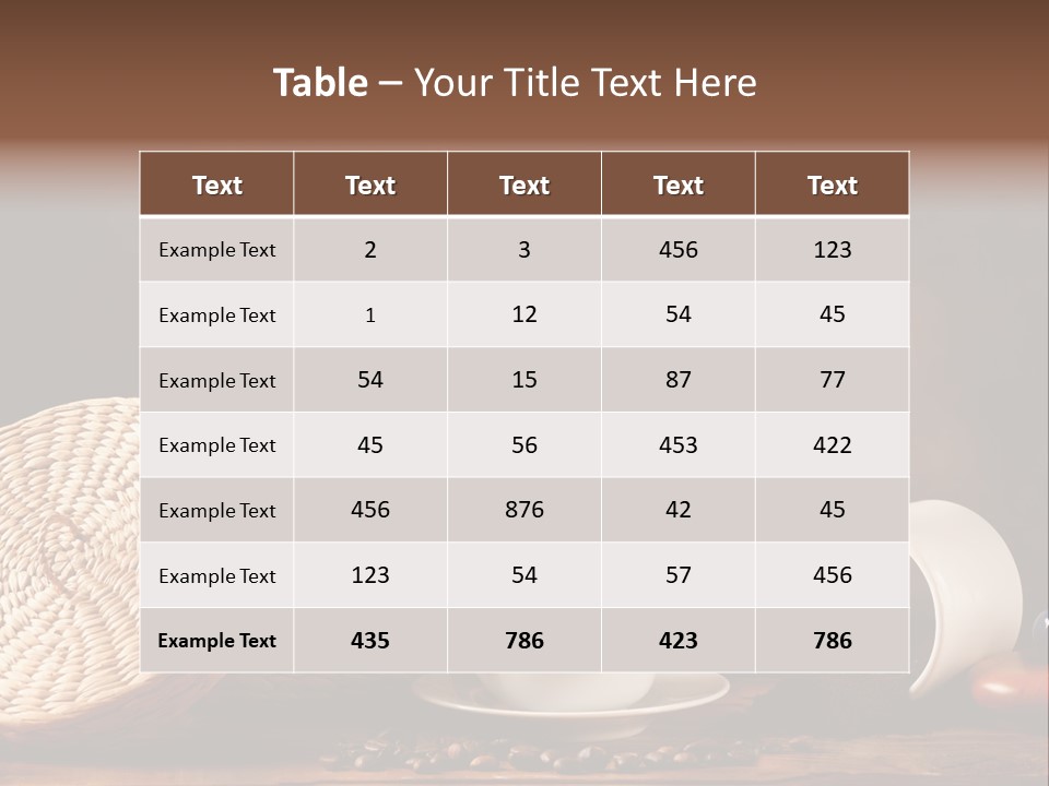 Hood Comfortable Restaurant PowerPoint Template