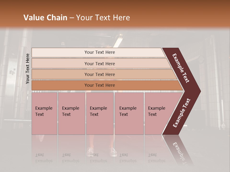 Barbell Athlete Woman PowerPoint Template