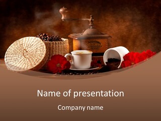 Travel Dessert Integral PowerPoint Template