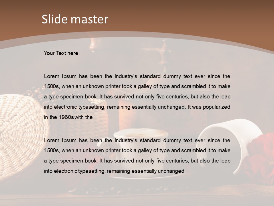 Travel Dessert Integral PowerPoint Template