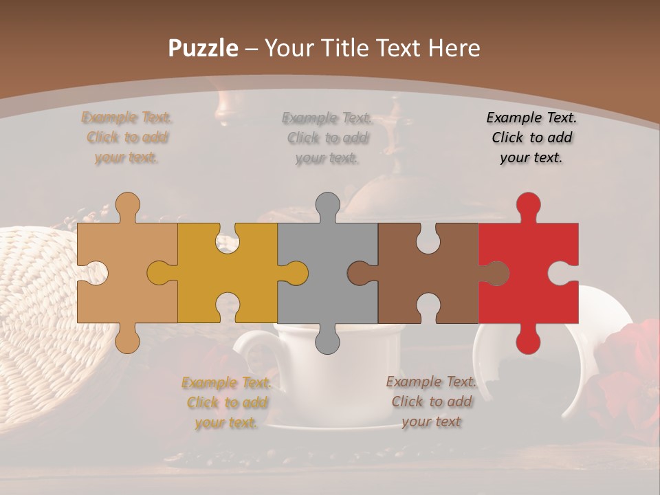 Travel Dessert Integral PowerPoint Template