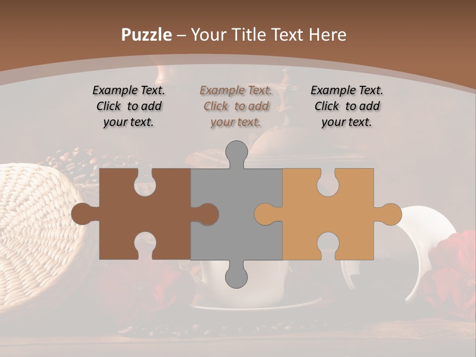 Travel Dessert Integral PowerPoint Template