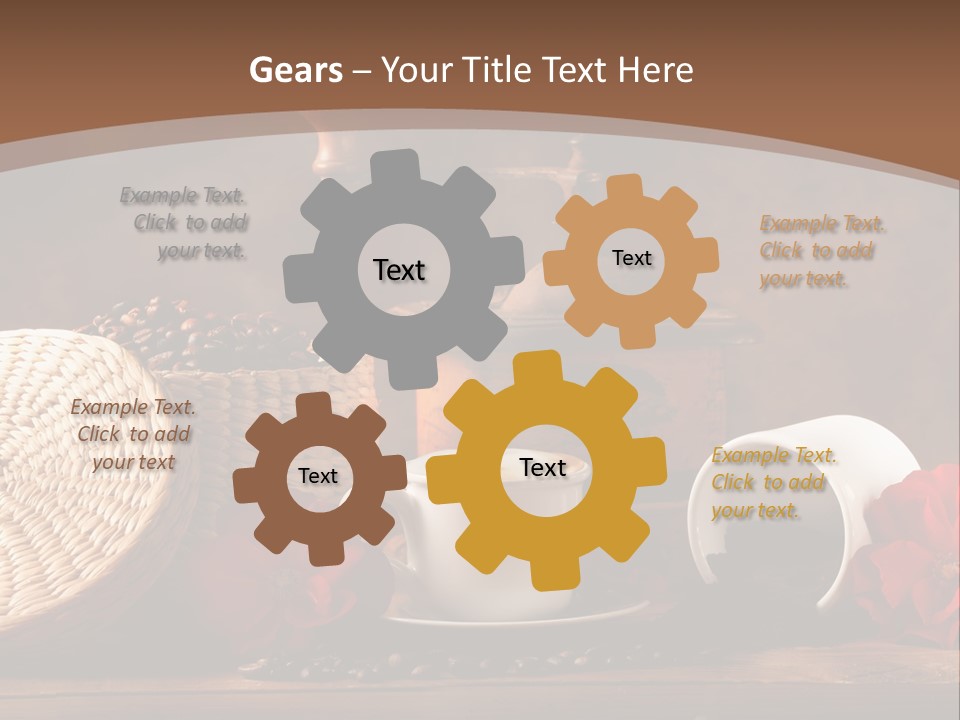 Travel Dessert Integral PowerPoint Template