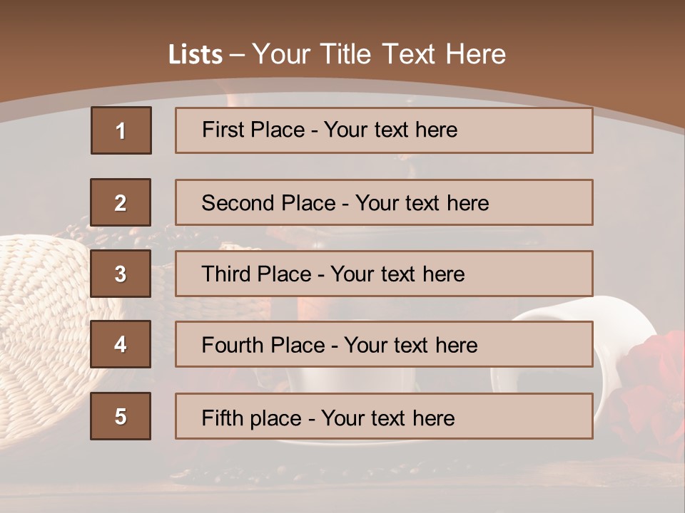 Travel Dessert Integral PowerPoint Template