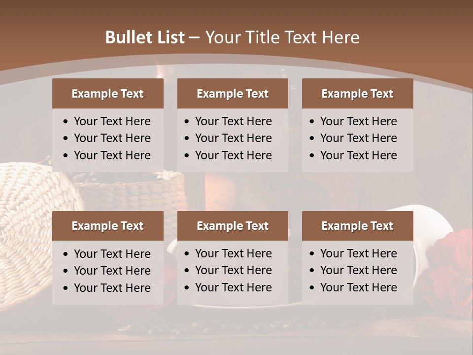 Travel Dessert Integral PowerPoint Template