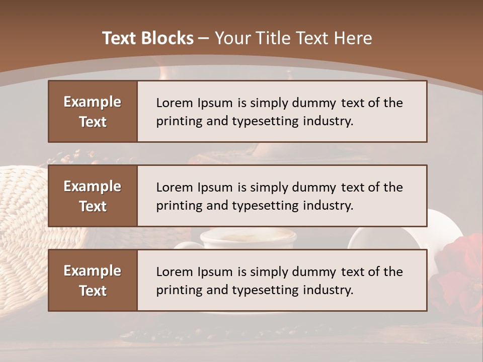 Travel Dessert Integral PowerPoint Template