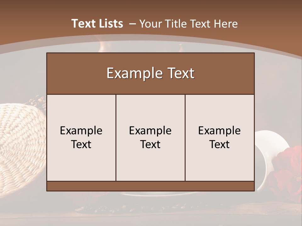 Travel Dessert Integral PowerPoint Template