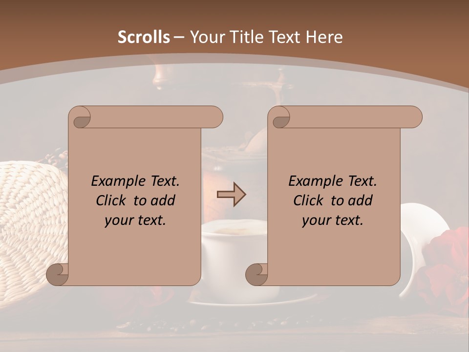 Travel Dessert Integral PowerPoint Template