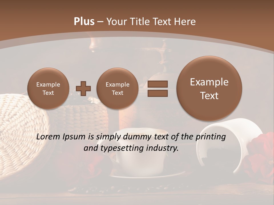 Travel Dessert Integral PowerPoint Template