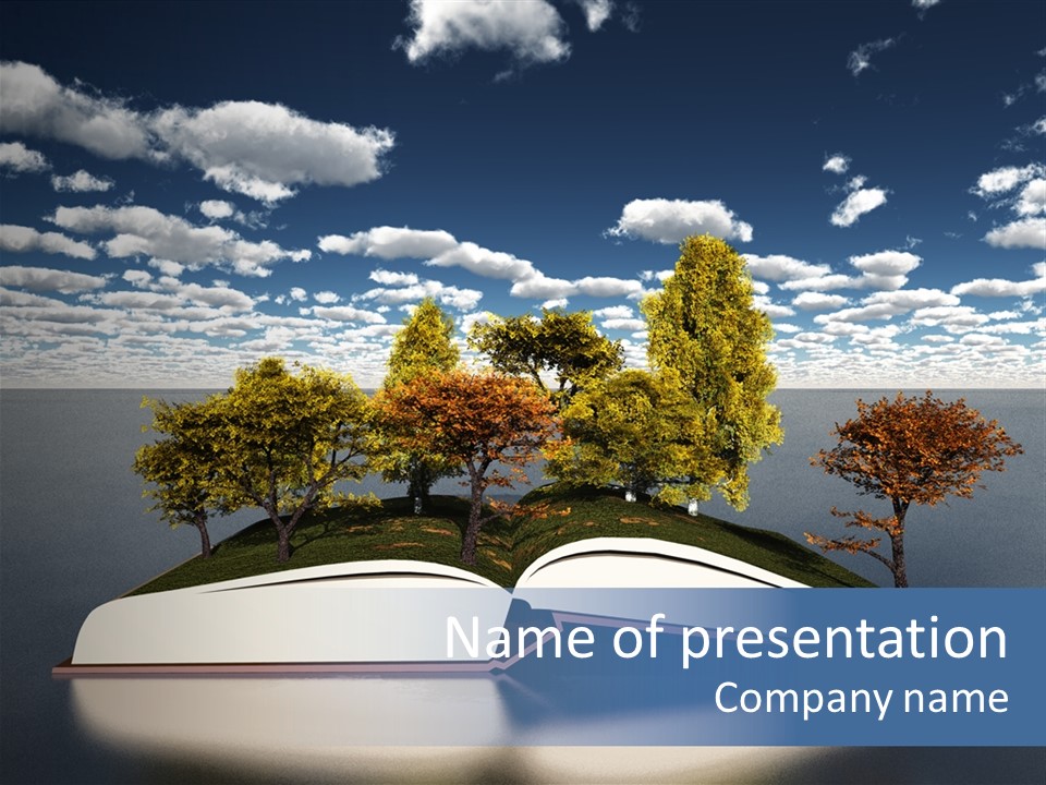 Environment Plant Text PowerPoint Template