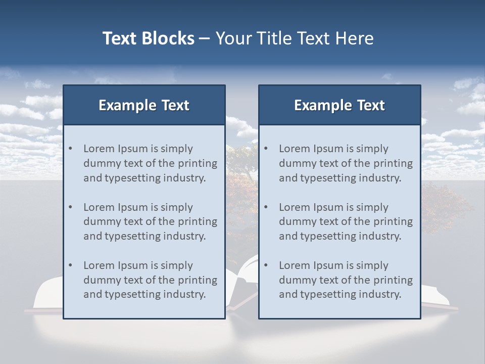 Environment Plant Text PowerPoint Template