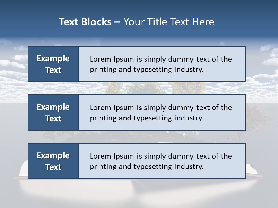 Environment Plant Text PowerPoint Template