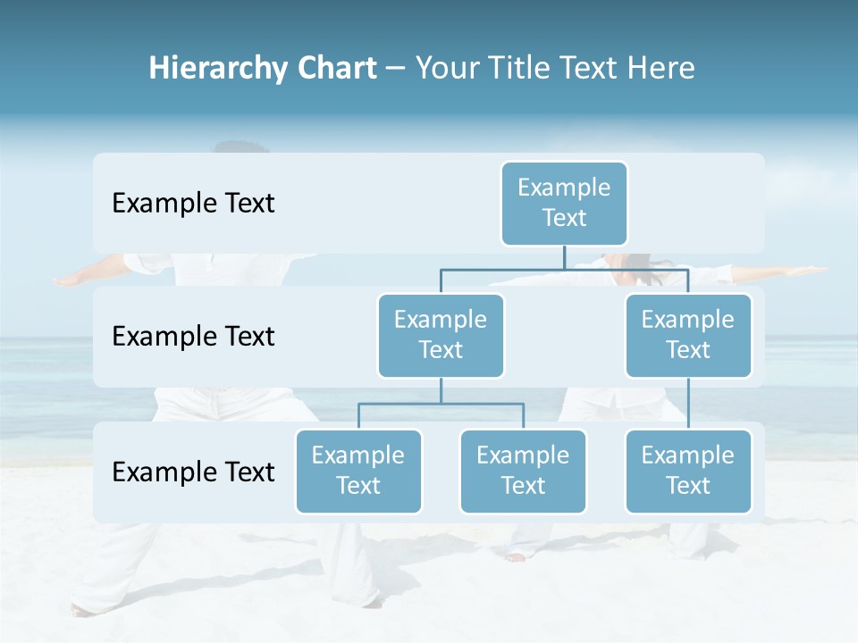 Male Relaxation Sky PowerPoint Template