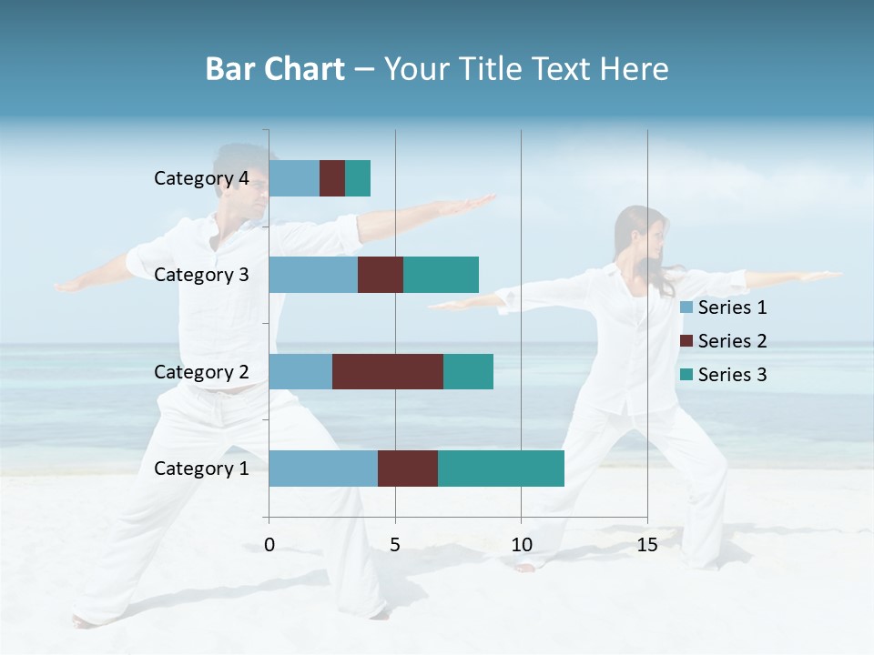 Male Relaxation Sky PowerPoint Template