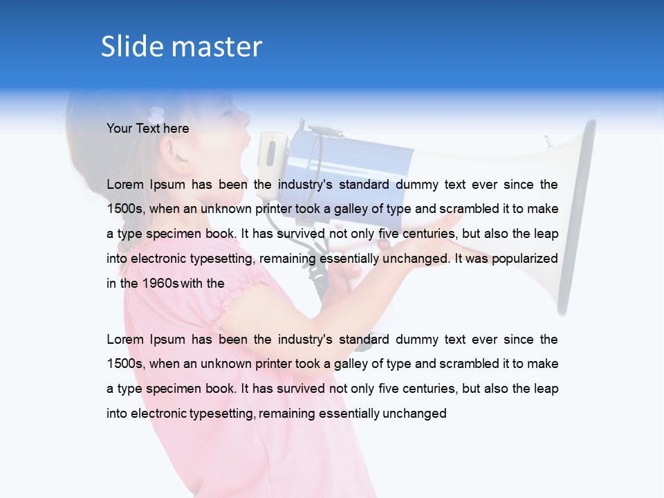 Energy Expression Person PowerPoint Template