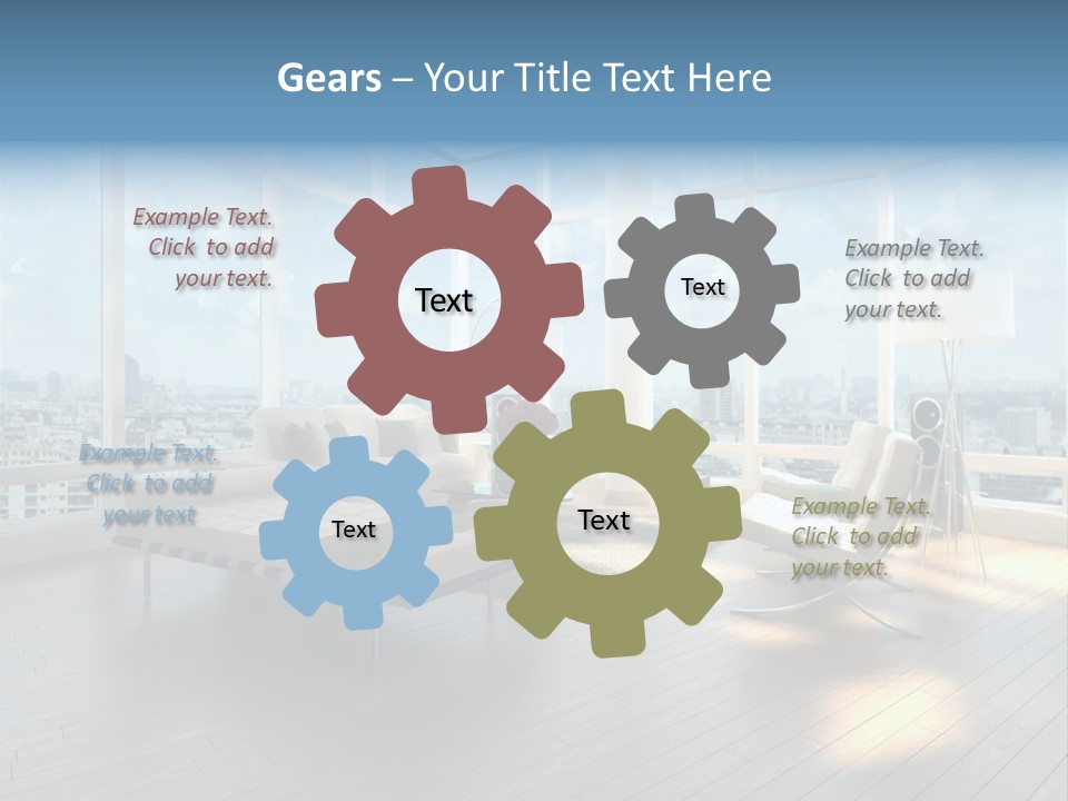 Home Luxury Millionaire PowerPoint Template