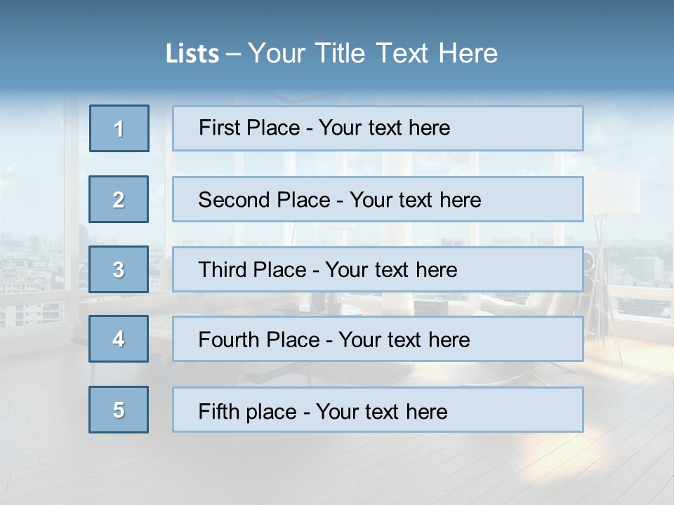 Home Luxury Millionaire PowerPoint Template