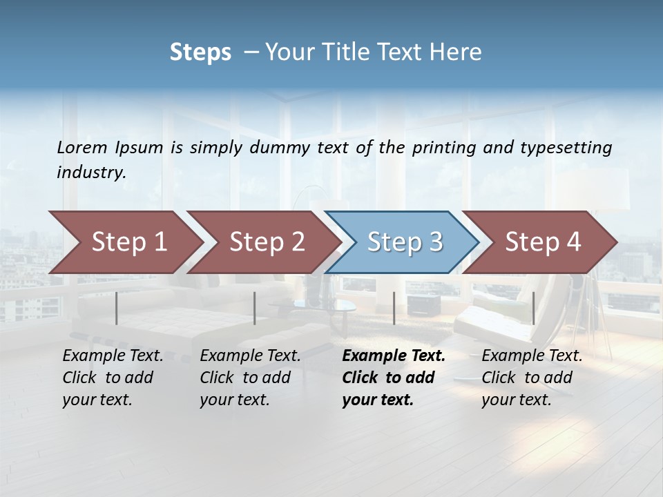Home Luxury Millionaire PowerPoint Template