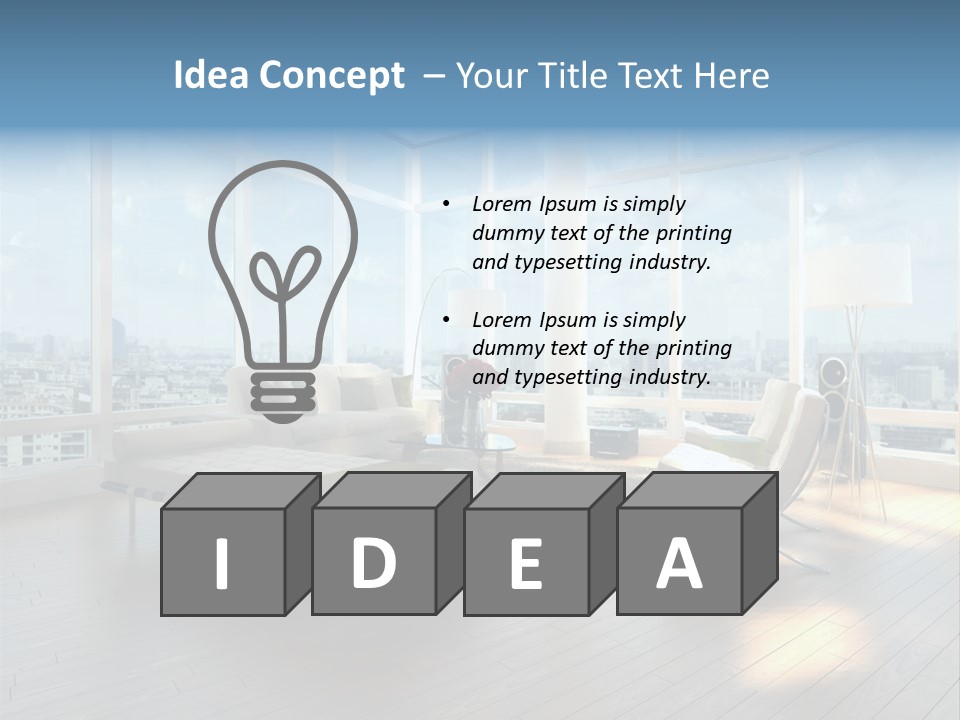 Home Luxury Millionaire PowerPoint Template