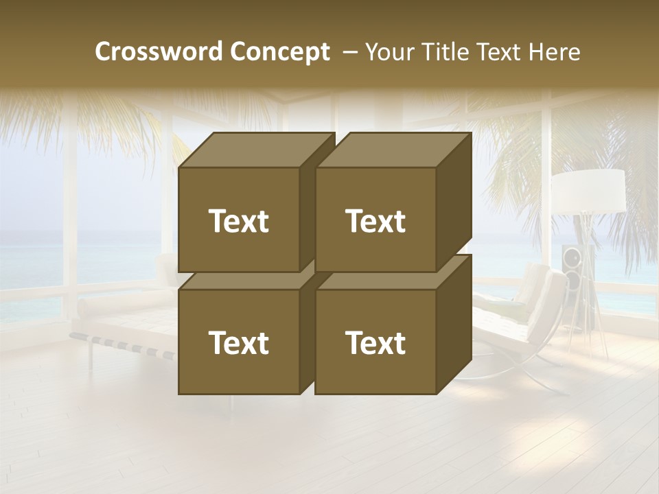 Construction Corporate Scene PowerPoint Template