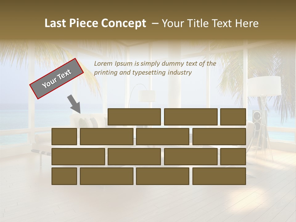 Construction Corporate Scene PowerPoint Template