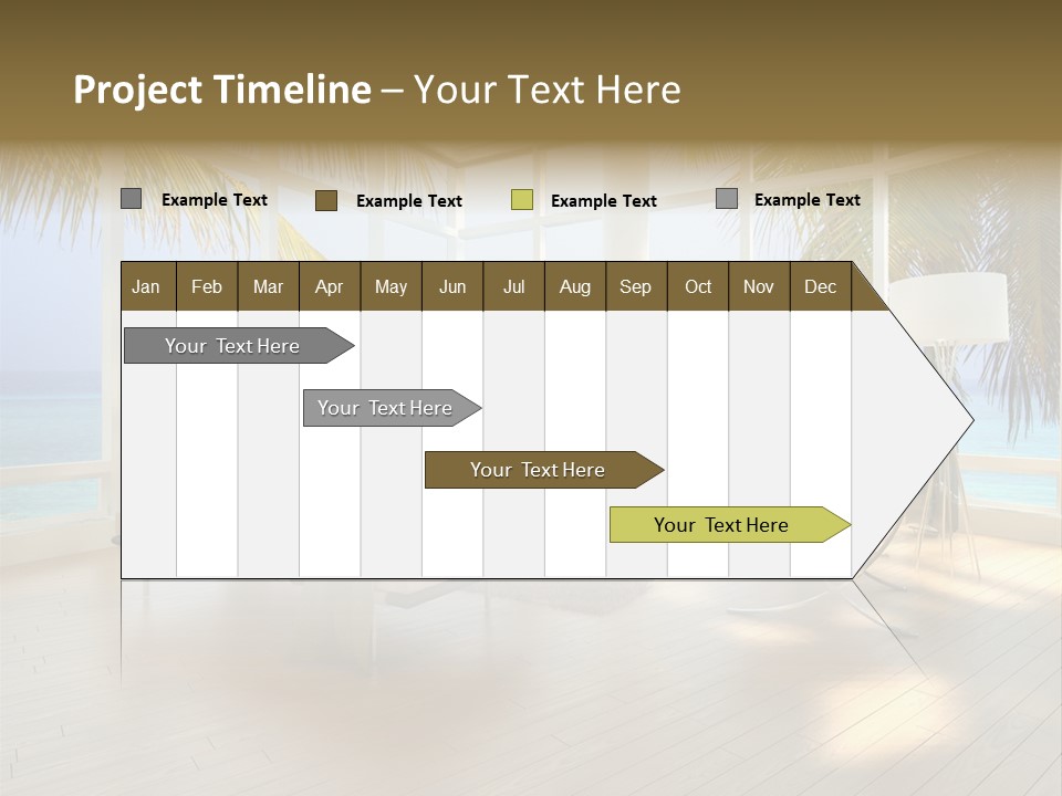 Construction Corporate Scene PowerPoint Template