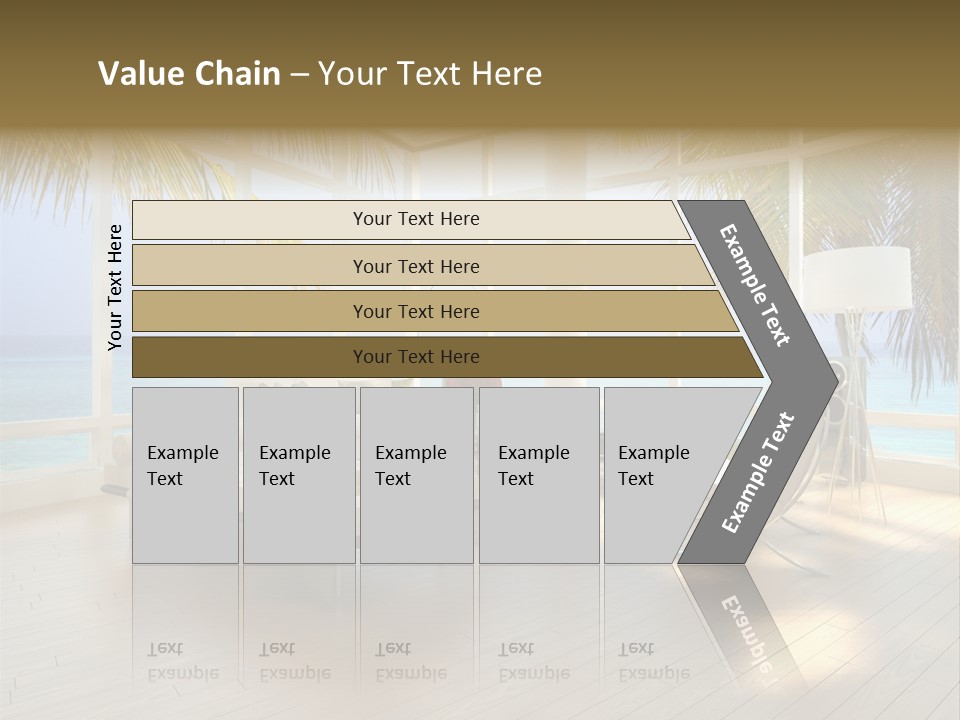 Construction Corporate Scene PowerPoint Template