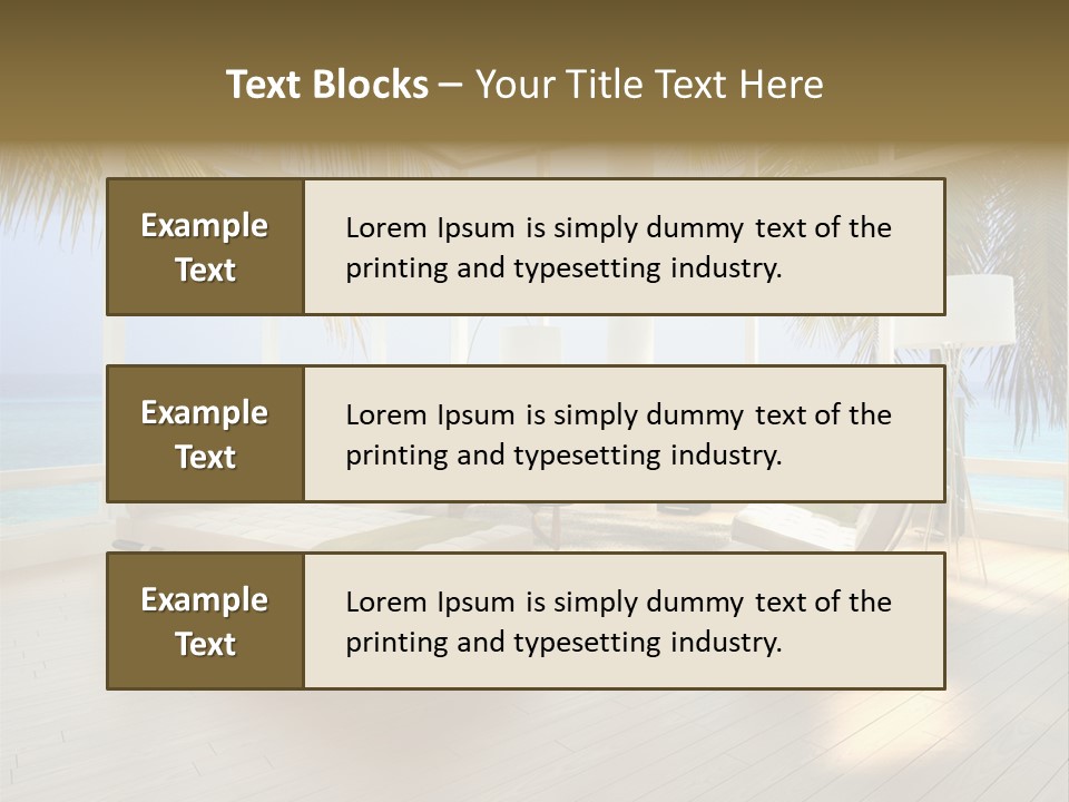 Construction Corporate Scene PowerPoint Template