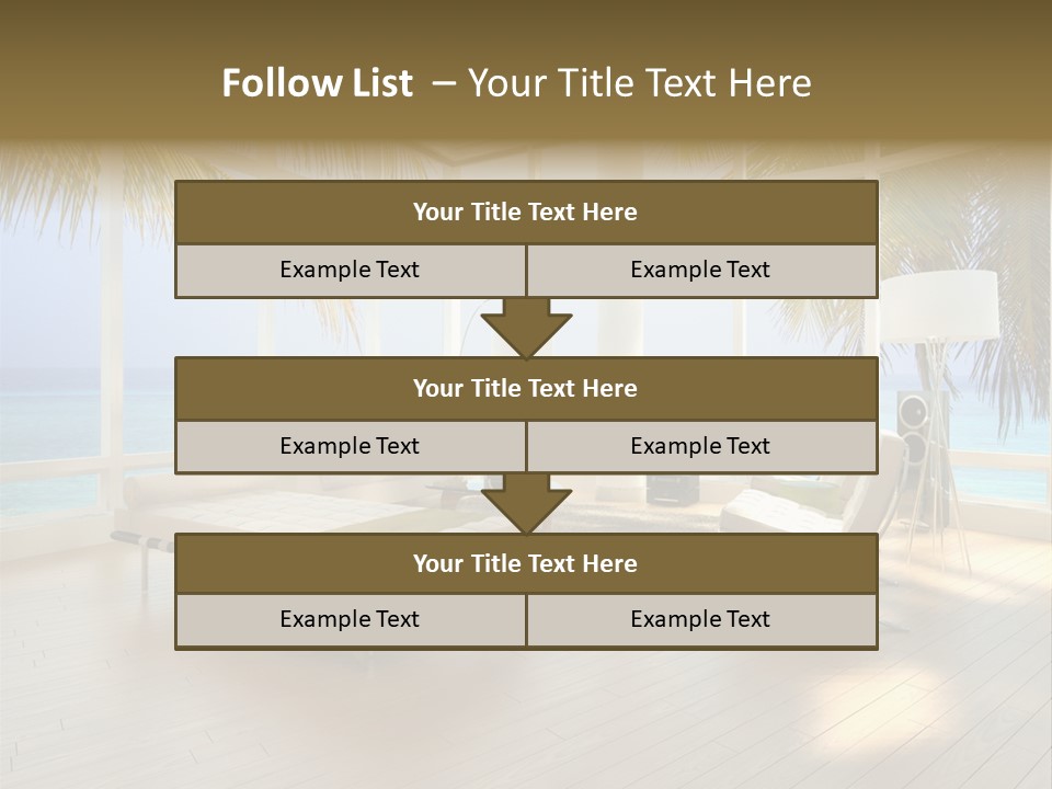 Construction Corporate Scene PowerPoint Template