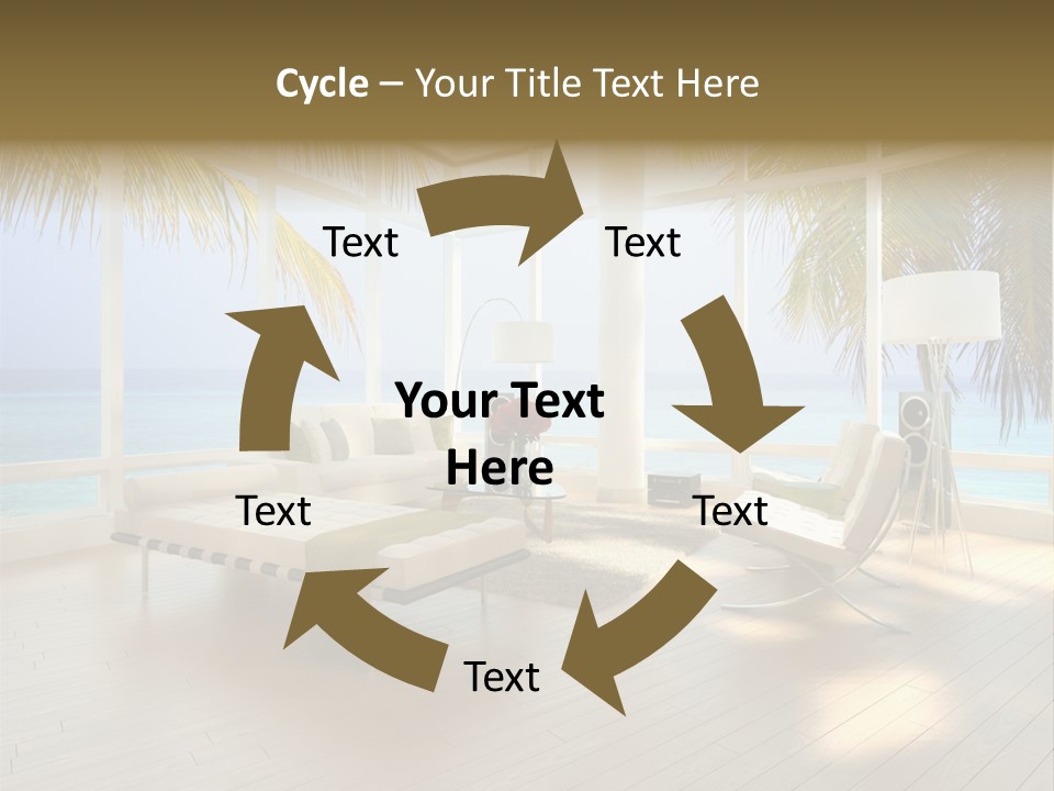Construction Corporate Scene PowerPoint Template