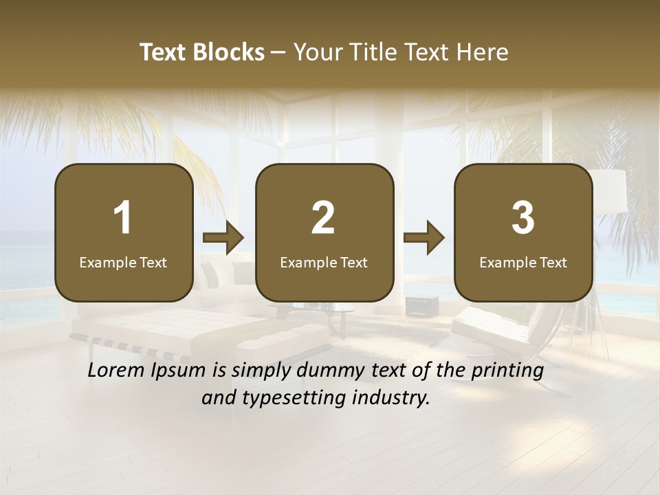 Construction Corporate Scene PowerPoint Template