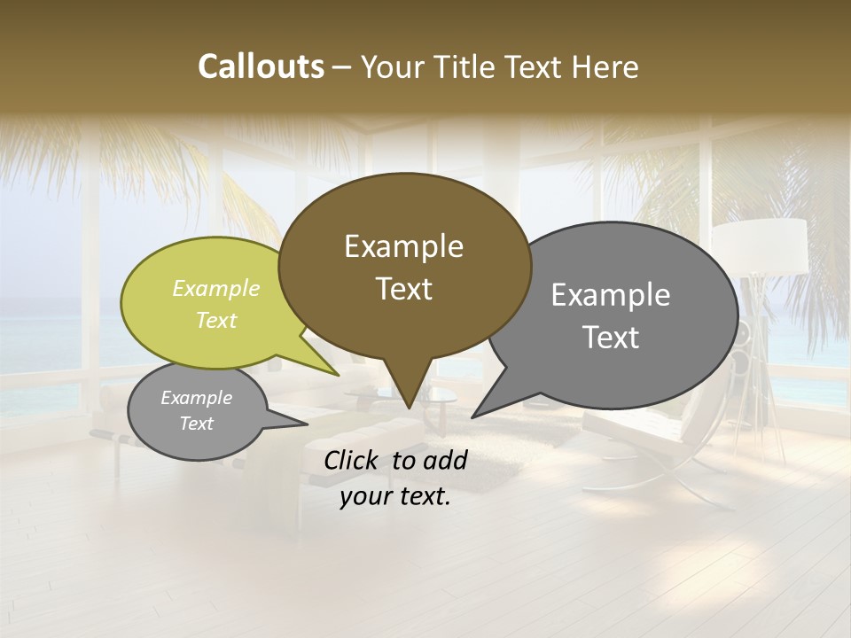Construction Corporate Scene PowerPoint Template