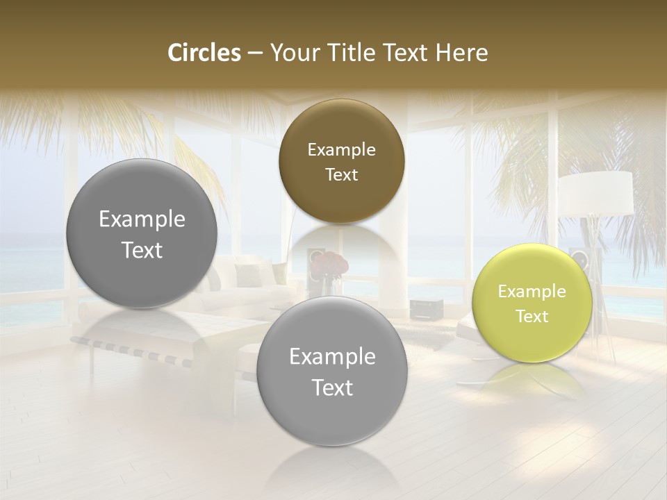 Construction Corporate Scene PowerPoint Template