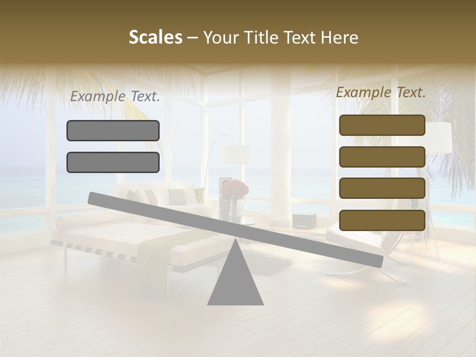 Construction Corporate Scene PowerPoint Template
